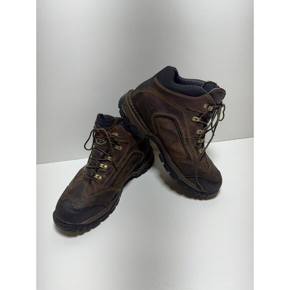 Red Wing Irish Setter Men’s Brown Leather Work Boots Sz 11.5 Waterproof UltraDry - Picture 1 of 12